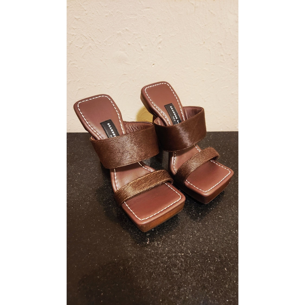 Brandon Blackwood Brown Eva Heels/Sandals